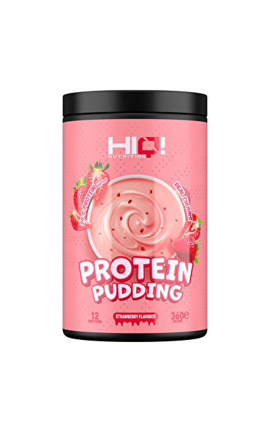 HIQ Protein Puding 360g STRAWBERRY FLAVORED